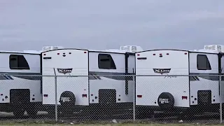 Brand New RV's Piling Up