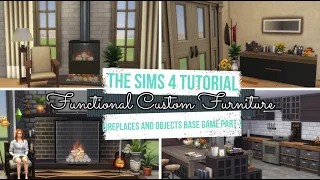 MORE CUSTOM FURNITURE WITH THE BASE GAME ONLY! NO MODS, NO CC - The Sims 4 | TUTORIAL ✨