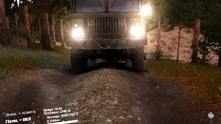 SpinTires 2017  ШИШИГА ГАЗ 66. ЗА ДРОВАМИ