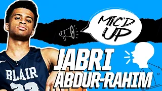 Jabri Abdur-Rahim MIC'D UP!! Wore VANS TO PRACTICE!!! 😂 | SLAM Practice