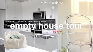 moving vlog📦: new empty house tour, deep cleaning, room decor plans, apartment hunting tips💗☁️ ep. 1