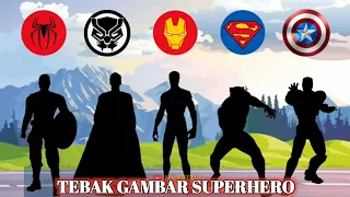 TEBAK GAMBAR SUPERHERO AVENGERS, SPIDERMAN, CAPTAIN AMERICA, IRON MAN, HULK, SUPERMAN, BLACK PANTHER