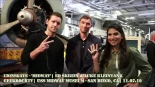 Midway (2019) -  Ed Skrein & Luke Kleintank + USS Midway Museum Tour