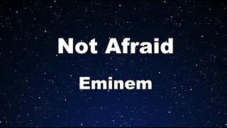 Karaoke♬ Not Afraid - Eminem 【No Guide Melody】 Instrumental