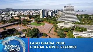 Nível do Guaíba continua subindo e pode bater novo recorde em Porto Alegre | Jornal da Band