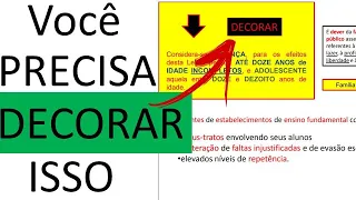 Aula do ECA concursos GCM - Resumo da Lei 8.069/90