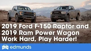 Ford F-150 Raptor and Ram Power Wagon — 2019 Off-Road Truck Review