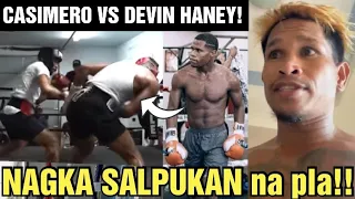 10 ROUNDS CASIMERO VS DEVIN HANEY SPARRING!! HANEY NAPAKA LAKAS!