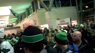 Rider Fans at the airport