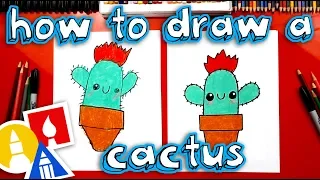 How To Draw A Funny Cactus