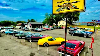 Classic American Muscle Car Lot 9/5/23 Maple Motors Oldschool Hot Rods For Sale Dealer Rides USA