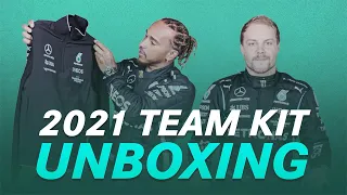UNBOXING: Lewis and Valtteri's First Look at the 2021 Team Kit