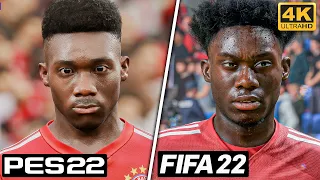 FIFA 22 vs eFootball 2022 - Bayern Munich Player Faces Comparison (4K)