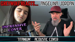 Angelina Jordan - Titanium (Acoustic Cover)  | REACTION & REVIEW