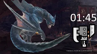 Nargacuga Solo - Switch Axe 01:45 | MHW Iceborne | Special Arena - Freestyle