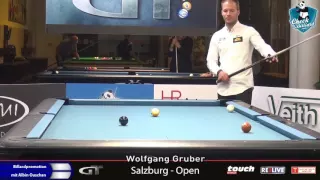 Albin Ouschan   Checkbilliard Salzburg Open   Fanmatch Wolfgang Gruber