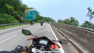 Ride dah tak solo : Join konvoi geng permotoran lain