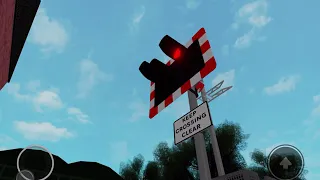 *2 hangmans and emergency sequence* Stonegrove Level Crossing