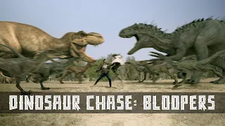 T-Rex Chase - Bloopers Part 4 & 5 #Dinosaur