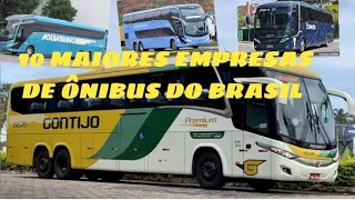 10 MAIORES EMPRESAS DE ÔNIBUS RODOVIÁRIA DO BRASIL.