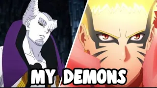 Naruto Unlocks Baryon Mode! Naruto Sasuke & Boruto Vs Ishiki Otsutsuki AMV | Boruto - My Demons ᴴᴰ