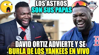 DAVID ORTIZ se BURLA y HUMILLA a los YANKEES EN VIVO y CALIENTA la MLB "Los ASTROS son su PAPA"