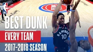 Best Dunk From Every NBA Team | 2017-2018 Season