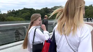 Kiev | 10.08.2022 | Ukraine | City Tour | Glass Bridge | Sophia Square | Ertan Turhan | Video Blog