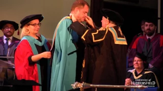 Gary Verity receives Honorary Doctorate of the University of Huddersfield