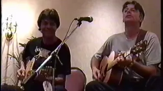 Tommy and Phil Emmanuel - "Town Hall Shuffle", 1999, Funny!!!