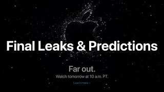 Apple September Event 2022 - Final Leaks and Predictions