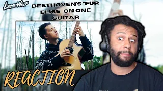 CRAZY! | FIRST TIME | Beethoven's "Für Elise" on One Guitar - Marcin | REACTION
