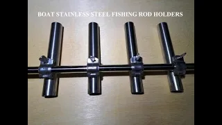 HOW TO MAKE YOUR BOAT FISHING ROD HOLDERS, DIY