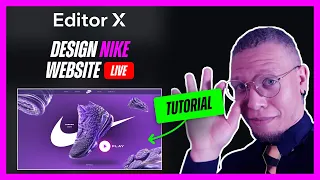 Editor X Tutorial | Nike Ecommerce Website | Daily Design Challenge