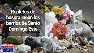 Repletos de basura lucen los barrios de Santo Domingo Este