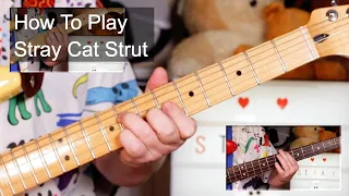 'Stray Cat Strut' Stray Cats Guitar Lesson