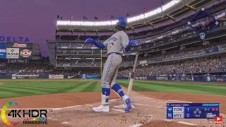 Toronto Blue Jays vs New York Yankees 4K! Full Game Highlights MLB The Show 22 PS5 Gameplay