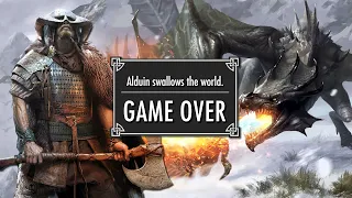 SKYRIM - What if you could actually LOSE? GAME OVER - Mods Edition