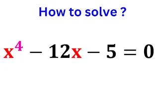 Math Olympiad Algebra Challenge | Find the Value of x ?