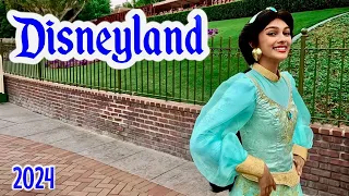 Disneyland April 2024 Walkthrough Plus! Jasmine, Belle & Gaston, Alice & Mad Hatter & Red the Pirate