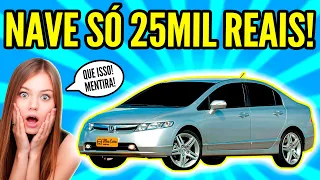 CARROS BARATOS e EXCELENTES por ATÉ 25MIL REAIS!