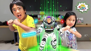 Buzz Lightyear Voice Control Robot with Ryan's World!