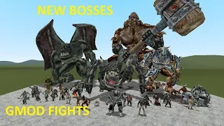 GMOD FIGHTS: NEW GIANT EPIC MONSTER BOSSES NPCS