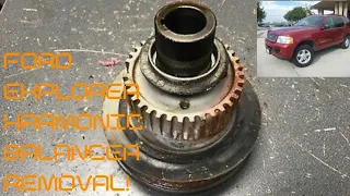 Possible reason your Ford Explorer is running poorly/ Harmonic balancer removal