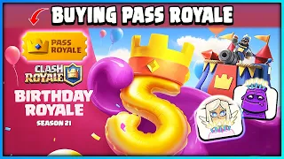 Αγοράζουμε το PASS ROYALE 🤩Clash Royale: 5th ANNIVERSARY (New Season! Free Emotes!)