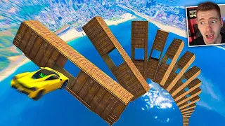 GTA V Online: O FILME! 4x CORRIDA dentro do TUNEL INFINITO DE CONTAINER!