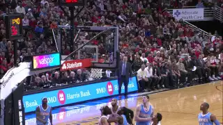 Taj Gibson Soars In for the Major Putback Slam