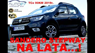 #AUTO27​ - SPRZEDANA - TEST - DACIA SANDERO STEPWAY. 0.9TCe 90KM. 53TKM. 2019r. Na LATA...!