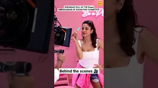 Behind the scenes | Shehnaaz Gill the brand ambassador of Sugar Pop cosmetics #shehnaazgill #adshoot