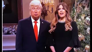 Donald Trump | Donald Trump Decorates Christmas Tree With Ornaments Of  Losers In SNL Cold Open